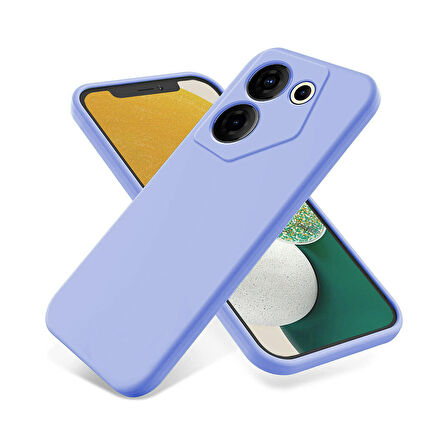 Forzacase Tecno Camon 20 Pro 5G uyumlu Liquid Serisi İçi Kadife Lansman Silikon Kılıf