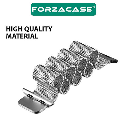 Forzacase Apple Watch 8 41mm ile uyumlu Metal Mıknatıslı Kordon Kayış - FC158