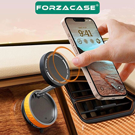 Forzacase Araç İçi Oto ve Motosiklet için Güçlü Manyetik Vakumlu Telefon Tutucu - FC1008