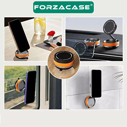 Forzacase Araç İçi Oto ve Motosiklet için Güçlü Manyetik Vakumlu Telefon Tutucu - FC1008