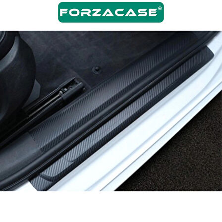 Forzacase Karbon Fiber Görünümlü Çizik Önleyici Araba Koruyucu Bant - FC1013