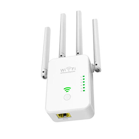 Forzacase 2.4GHz 300 Mbps 4 Antenli Kablosuz Wifi Güçlendirici Access Point Repeater - FC1021