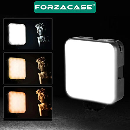 Forzacase Cep Telefonu , Kameralar ve PC için Şarj Edilebilir Ürün Çekim Video Işığı Softbox - FC1023