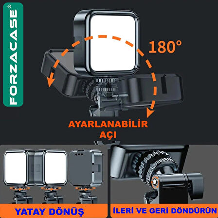Forzacase Cep Telefonu , Kameralar ve PC için Şarj Edilebilir Ürün Çekim Video Işığı Softbox - FC1023
