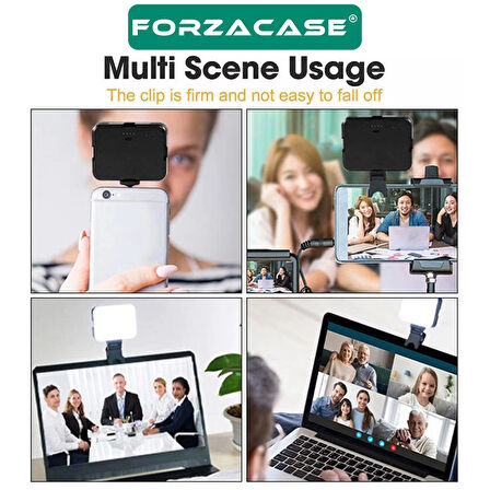 Forzacase Cep Telefonu , Kameralar ve PC için Şarj Edilebilir Ürün Çekim Video Işığı Softbox - FC1024