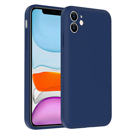 Forzacase iPhone 11 ile uyumlu Kamera Korumalı Kartlık Hazneli Silikon Kılıf - FC1040