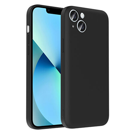 Forzacase iPhone 13 ile uyumlu Kamera Korumalı Kartlık Hazneli Silikon Kılıf - FC1040