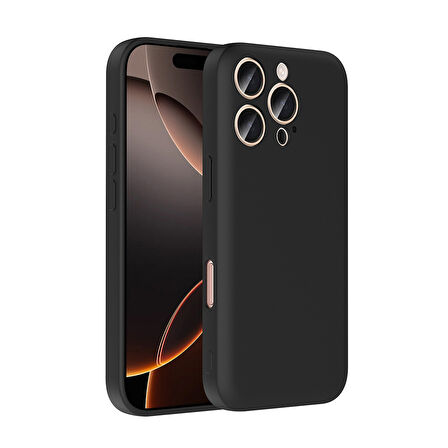 Forzacase iPhone 16 Pro ile uyumlu Kamera Korumalı Kartlık Hazneli Silikon Kılıf - FC1040