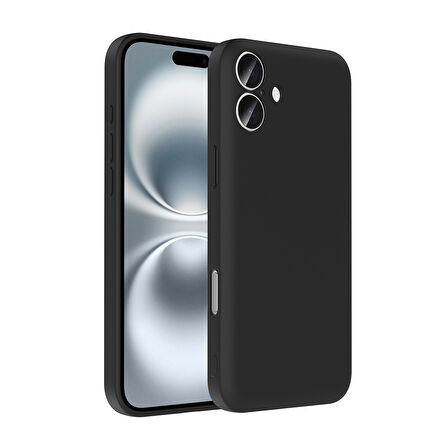 Forzacase iPhone 16 Plus ile uyumlu Kamera Korumalı Kartlık Hazneli Silikon Kılıf - FC1040