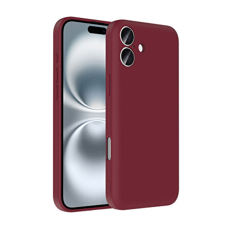 Forzacase iPhone 16 Plus ile uyumlu Kamera Korumalı Kartlık Hazneli Silikon Kılıf - FC1040
