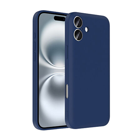 Forzacase iPhone 16 Plus ile uyumlu Kamera Korumalı Kartlık Hazneli Silikon Kılıf - FC1040