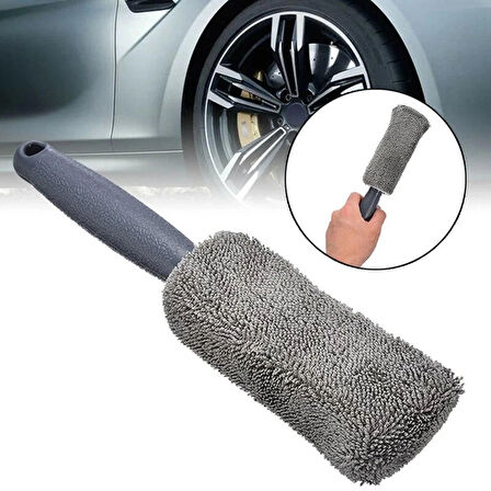 Forzacase Mikrofiber Jant Temizleme Fırçası Araç Araba Jant Fırçası Oto Bakım Ürünü - FC1047