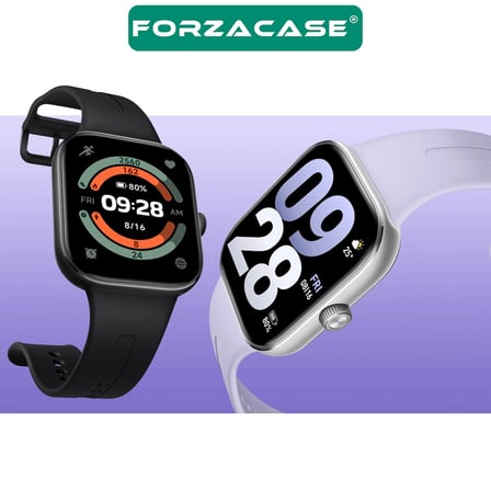 Forzacase Xiaomi Redmi Watch 6 ile uyumlu Tokalı Çizgi Desen Silikon Kordon Kayış - FC1062