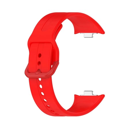 Forzacase Xiaomi Redmi Watch 6 Active ile uyumlu Tokalı Çizgi Desen Silikon Kordon Kayış - FC1062