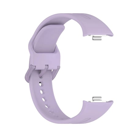 Forzacase Xiaomi Redmi Watch 6 Active ile uyumlu Tokalı Çizgi Desen Silikon Kordon Kayış - FC1062