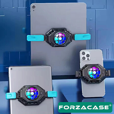 Forzacase 5000 RPM Kablosuz Şarjlı Tablet ve Cep Telefonu Isı Önleyici Soğutucu Fan - FC1064