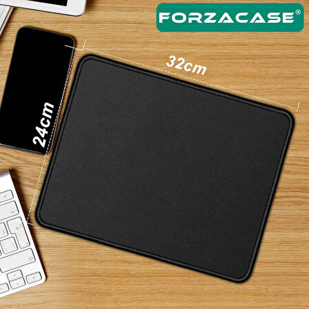 Forzacase Sarı - Kırmızı Kaydırmaz Silikon Tabanlı Mat Mouse Pad 32x24cm - FC1068