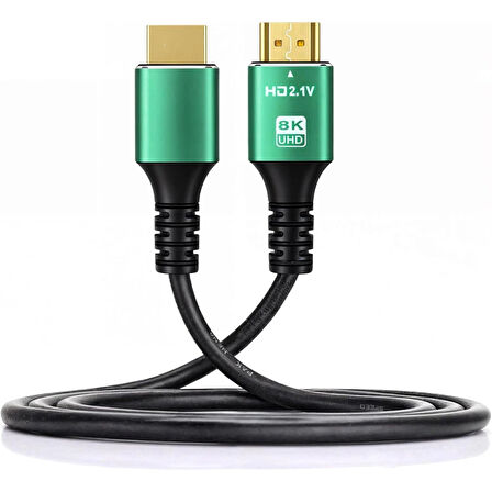 Forzacase Ultra HDTV 8K Yüksek Hızlı HDMI Kablosu - 1.5 Metre | TV PS5 8K 60Hz, 4K 120Hz - FC1085