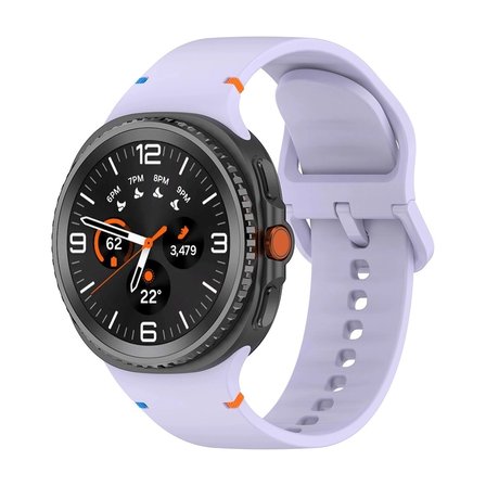 Forzacase Samsung Galaxy Watch 9 44 mm ile uyumlu Tokalı Silikon Kordon Kayış - FC1092