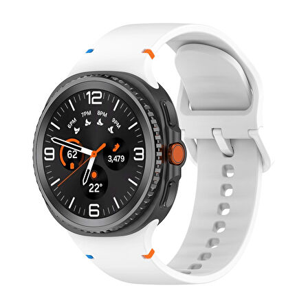 Forzacase Samsung Galaxy Watch 8 40 mm ile uyumlu Tokalı Silikon Kordon Kayış - FC1092