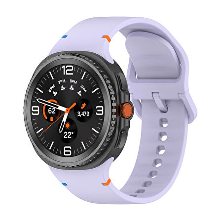 Forzacase Samsung Galaxy Watch 8 40 mm ile uyumlu Tokalı Silikon Kordon Kayış - FC1092