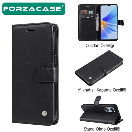 Forzacase Samsung Galaxy S22 uyumlu Klasik Serisi Mıknatıs Kapaklı Standlı Cüzdan Kılıf