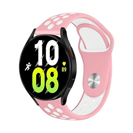 Forzacase Samsung Galaxy Watch Gear S4 46mm uyumlu Delikli Silikon Kordon Kayış - FC137