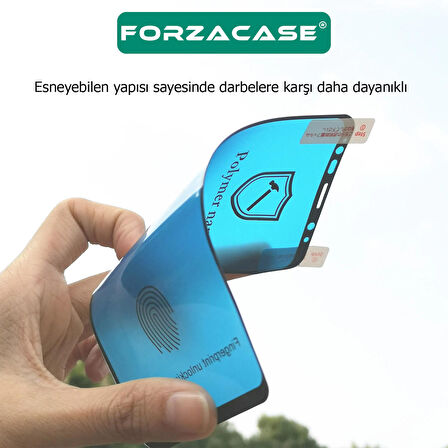 Forzacase Samsung Galaxy S24 Ultra için Çerçeveli Polymer Nano Esnek Ekran Koruyucu Film - FC336