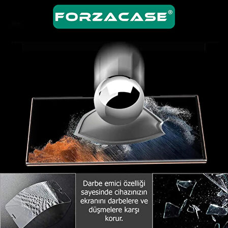 Forzacase Samsung Galaxy S24 Ultra için Çerçeveli Polymer Nano Esnek Ekran Koruyucu Film - FC336