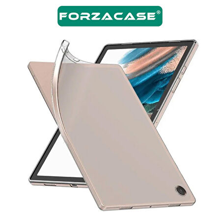 Forzacase Samsung Galaxy Tab A9 8.7 inch ile uyumlu Silikon Kılıf Buzlu Şeffaf - FC013