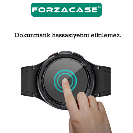 Forzacase Samsung Galaxy Watch 6 Classic 47mm için Tam Kaplayan 3D Pet Ekran Koruyucu Film - FC016