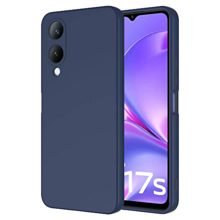 Forzacase Vivo Y17S ile uyumlu Liquid Serisi İçi Kadife Lansman Silikon Kılıf