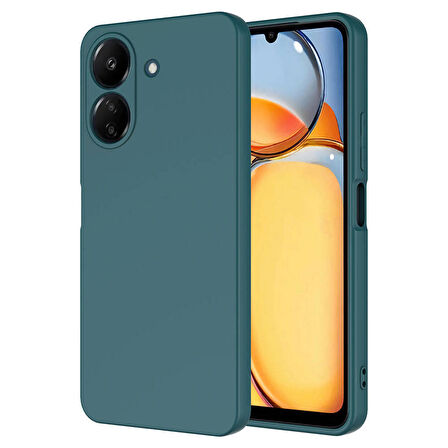Forzacase Xiaomi Redmi 13C ile uyumlu Liquid Serisi İçi Kadife Lansman Silikon Kılıf