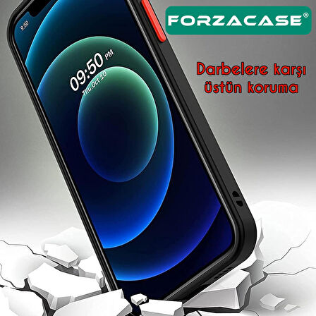 Forzacase Samsung Galaxy A35 ile uyumlu Shell Serisi Darbeye Dayanıklı Yarı Esnek Plastik Kılıf