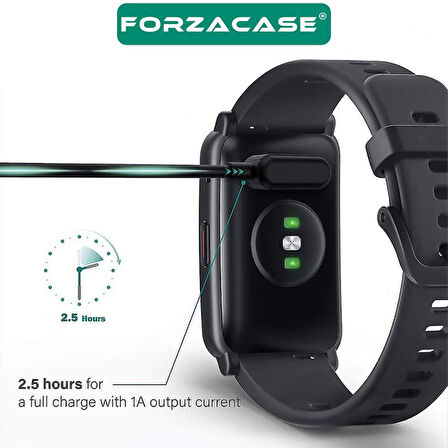 Forzacase Honor Band 6 uyumlu USB Manyetik Şarj Kablosu 1 metre - FC017