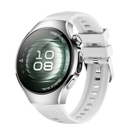 Forzacase Huawei Watch 5 46mm LTE ile uyumlu Özel Tasarım Çizgili Tokalı Silikon Kordon Kayış FC1102