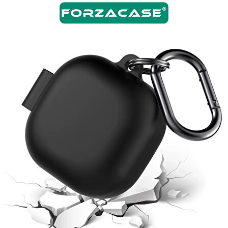 Forzacase Samsung Galaxy Buds Core 2025 uyumlu Anahtar Askılıklı Bluetooth Kulaklık Kılıfı - FC1107