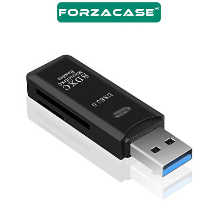 Forzacase 2in1 USB 3.0 Kart Okuyucu SD / Micro SD / TF Çevirici - FC1114