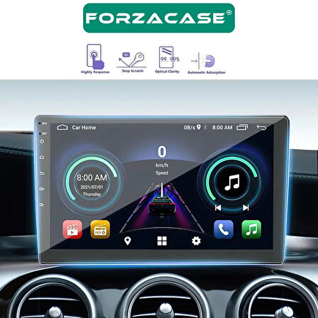 Forzacase Tesla Model X Navigasyon Multimedya uyumlu Nano Ekran Koruyucu Film - FC1117