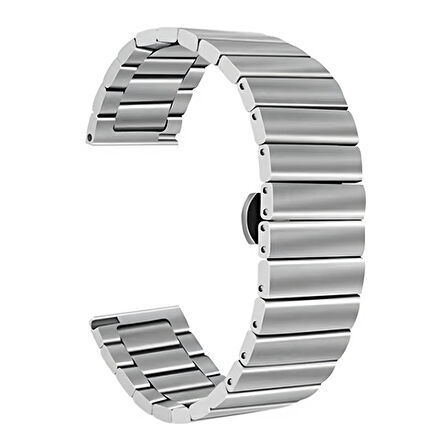 Forzacase Xiaomi Watch S4 / S4 Sport ile uyumlu Balık Sırtı Paslanmaz Çelik Kordon - FC1120