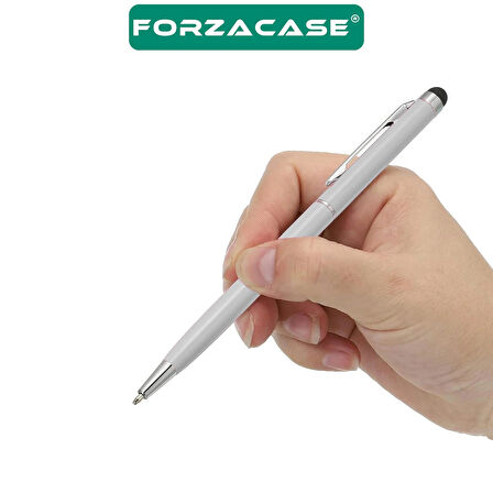 Forzacase Universal Telefon Tablet iPad 2in1 Tükenmez ve TouchPen Dokunmatik Kalem - FC1122