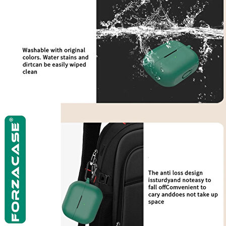 Forzacase Samsung Galaxy Buds 3 / 3 Pro ile uyumlu Anahtar Askılıklı Bluetooth Kulaklık Kılıfı - FC1123