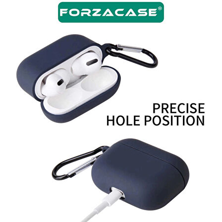 Forzacase Airpods Pro 3 ile uyumlu Anahtar Askılıklı Bluetooth Kulaklık Kılıfı - FC1125