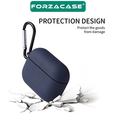 Forzacase Airpods Pro 3 ile uyumlu Anahtar Askılıklı Bluetooth Kulaklık Kılıfı - FC1125