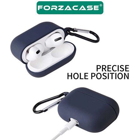 Forzacase Airpods Pro 3 ile uyumlu Anahtar Askılıklı Bluetooth Kulaklık Kılıfı - FC1125