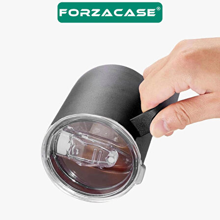 Forzacase 304 Paslanmaz Çelik 300 ml 6 Saat Sıcak Soğuk Tutan Bardak Çay Kahve Su Termosu - FC1132