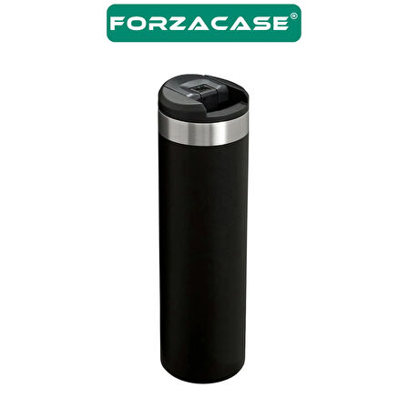 Forzacase 304 Paslanmaz Çelik 450 ml 8 Saat Sıcak Soğuk Tutan Çay Kahve Su Termosu - FC1133