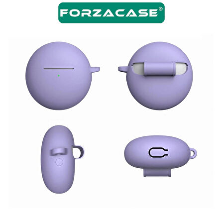 Forzacase Huawei FreeBuds 7i ile uyumlu Anahtar Askılıklı Bluetooth Kulaklık Kılıfı - FC1134