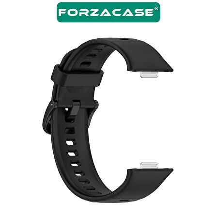 Forzacase Huawei Watch Fit 3 / 4 / 4 Pro ile uyumlu Silikon Kordon Kayış - FC1135