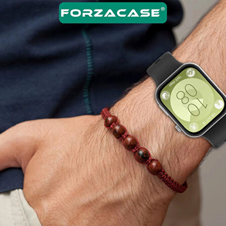 Forzacase Huawei Watch Fit 3 / 4 / 4 Pro ile uyumlu Silikon Kordon Kayış - FC1135